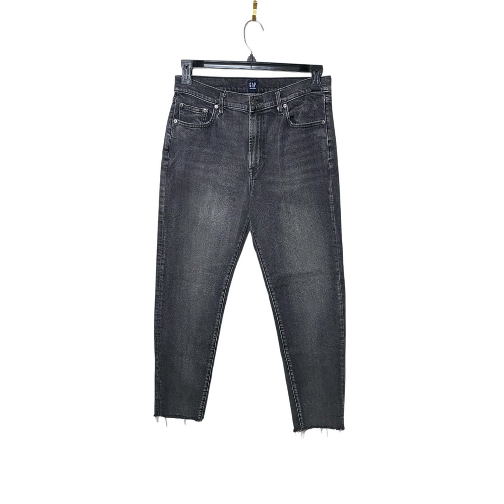 GAP Gray Straight Leg Jeans with Stretch Comfort